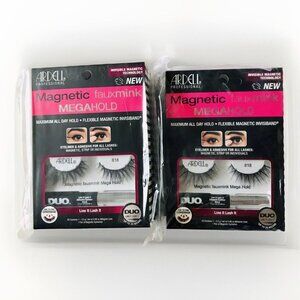(7 X) Ardell Magnetic fauxmink False Lashes, All Day‎ Hold & Reusable #818